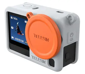 Telesin S6-PTC-11BU grau / Schutzhülle / Silikon / für DJI OSMO Action 6