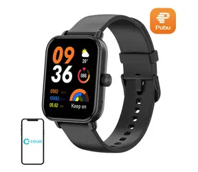 COLMi P81 schwarz / Smartwatch / 1,9"-Display / SpO2 / Blutdruck / Bluetooth-Anrufe / IP68