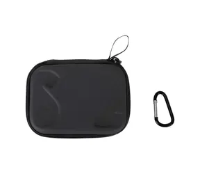 Sunnylife OA5-B893-C schwarze Tasche für DJI OSMO Action 5 Pro, Action 4, Action 3 / PU-Leder