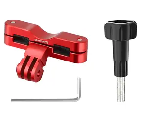 Sunnylife ZJ942 R rot / Fahrradhalterung / Aluminiumlegierung / Action 5 Pro, Insta360 GO 3S, GoPro 13