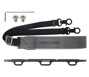 Sunnylife GS013 / Tragegurt mit Controllerhalterung / DJI RC Pro 2 / Aluminium + PU-Leder / 62,5-80 cm