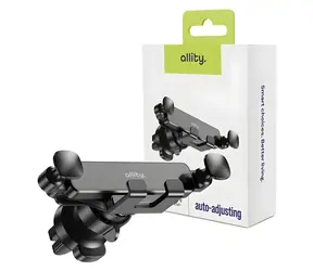 Allity ACH-100 schwarz / Kfz-Halterung / für Lüftungsgitter / Schwerkraftmontage / 360° drehbar