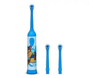 Paw Patrol Chase blau / Oszillierende Kinderzahnbürste / IPX4 / 2x AAA-Batterien / 3 Bürstenköpfe