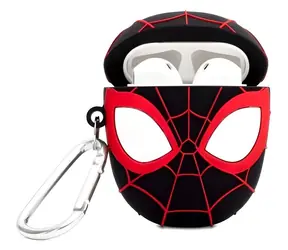 ThumbsUp! PowerSquad AirPods Hülle Miles Morales schwarz/rot / Hülle / Silikon / AirPods der 1. und 2. Generation