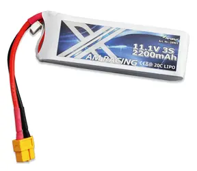 AMEWI RC-Akku LiPo 3S 2200mAh 20C XT60 / Akku / 11,1V / Softcase