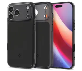 Spigen Ultra Hybrid „T“ MagSafe, matt schwarz / Schutzhülle / Apple iPhone 17 Pro Max / TPU+PC