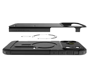Spigen Tough Armor T Mag Gunmetal für iPhone 17 Pro Max / Schutzhülle / MagSafe / MIL-STD 810G