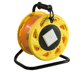 LogiLink Kabeltrommel Cat7A S/FTP 90m orange / Kabeltrommel / RJ45 / 1200 MHz / PoE+ / LSZH