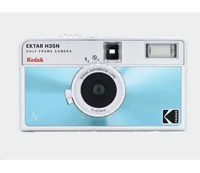 Kodak EKTAR H35N Glazed Blue / Filmkamera / 35-mm-Film / Blitz