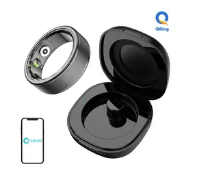 COLMi R03 Größe 9 (18,9 mm) schwarz / Smartring / Bluetooth 5.0 / 5 ATM