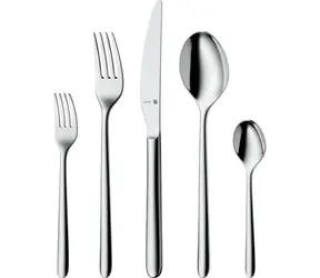 WMF Flame PLUS / Besteckset / 30-teilig / für 6 Personen / Edelstahl, Cromargan-Schutz