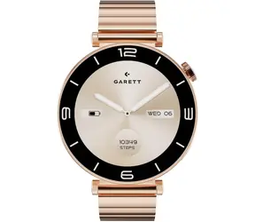 Garett Roségold, SOLID / Smartwatch / 1,32" AMOLED-Display / Bluetooth-Anrufe / IP67
