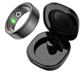 COLMI R02 Größe 9 schwarz / Smartring / Titan / BT 5.0 / IP68
