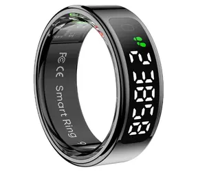 Colmi R12 Größe 10 schwarz / Smartring / BT 5.0 / 1 ATM