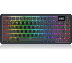 Redragon Flekact K708-RGB-PRO Lion Linear Schwarz / Kabellose Gaming-Tastatur / Mechanisch / RGB / Bluetooth / USB