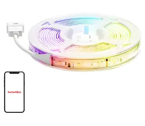 SwitchBot RGBICWW LED-Streifen / RGBIC / WLAN, Bluetooth / 5 m / 24 W / 1200 lm