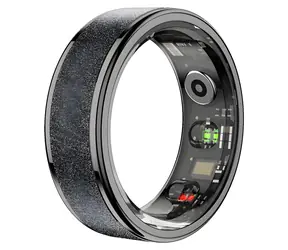 Colmi R10 Größe 13, schwarz / Smartring / Bluetooth 5.0 / 5 ATM / 22,4 mm