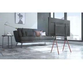 Techly 107241 Walnuss / TV-Standfuß / 49-70 Zoll / Tragkraft 40 kg / VESA bis zu 600x400