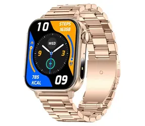 Colmi P80 Edelstahl Gold / Smartwatch / 1,83" HD-Display / Bluetooth-Anrufe / über 100 Sportmodi / IP67
