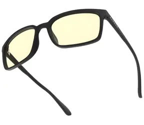 Gunnar MAMMOTH Onyx / Büro- und Gaming-Brille / bernsteinfarbene Gläser / BLF 65 / Gunnar Fokus