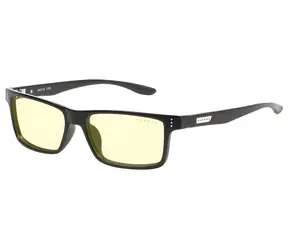 Gunnar VERTEX READER Onyx / Gaming-Brille / bernsteinfarbene Gläser / BLF 65 / Dioptrien +2,5