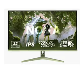27" Arozzi Nova 27T2K180 grün / Monitor / IPS / QHD 2560x1440 / 180Hz / 1ms / 2x HDMI + 2x DP