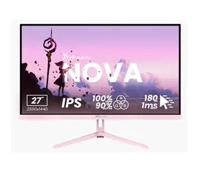 27" Arozzi Nova 27T2K180 pink / Monitor / IPS / QHD 2560x1440 / 180Hz / 1ms / 2x HDMI + 2x DP