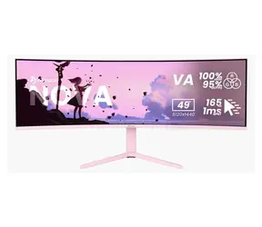 49" Arozzi Nova pink / Monitor / VA / 5120×1440 / 165Hz / 1500R / HDR10