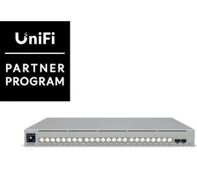 Ubiquiti UniFi Switch Enterprise Campus 24 PoE / Switch / 16× 10G RJ-45 PoE+++ / 8× 2.5G RJ-45 PoE+++ / 2× 25G SFP28