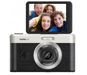 Kodak PixPro C1 schwarz / Kamera / 13 MP / 4X Zoom / 2,8" Klappdisplay / Full-HD-Video