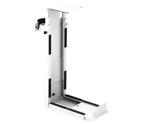 Arozzi ARENA PC-Halterung weiß / PC-Halterung für Tischbein / Tragkraft 30 kg