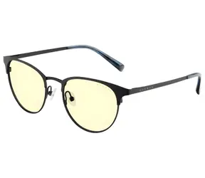 Gunnar Büro-/Gaming-Brille APEX Onyx/ NAVY - bernsteinfarbene Gläser / BLF 65 / Gunnar Fokus