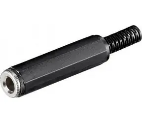 Goobay Klinkenstecker 6,35 mm Stereo / Audioanschluss / Buchse / 3-polig