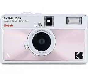 Kodak EKTAR H35N pink / Filmkamera / Halbformat / 35-mm-Film / Blitz
