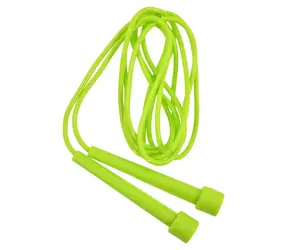 Lifefit Springseil SPEED ROPE 280 cm hellgrün / PVC-Seil / Kunststoffgriffe / verstellbare Länge