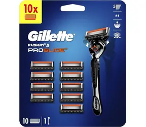 Gillette Fusion5 ProGlide / Rasierer / Herren / 10 Ersatzscherköpfe