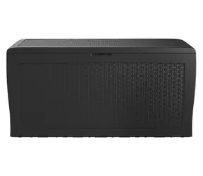 Keter Samoa Rattan 270 l Graphit / Gartenbox / Rattanoptik