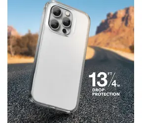 ZAGG Gear4 Crystal Palace Snap transparente Rückseite / Apple iPhone 14 Pro / MagSafe / D3O® Crystalex / Antimikrobiell