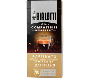 Bialetti Raffinato für Nespresso 10 Stück / Kapselkaffee
