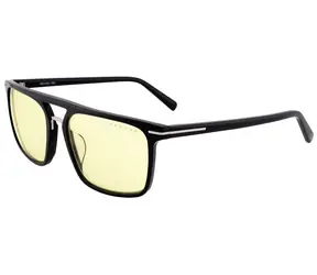 Gunnar BARTON Onyx / Gaming-Brille / bernsteinfarbene Gläser / BLF 65 / Gunnar Fokus