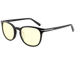 Gunnar Davis Onyx / Brille / bernsteinfarbene Gläser / BLF 65 / Gunnar FOCUS