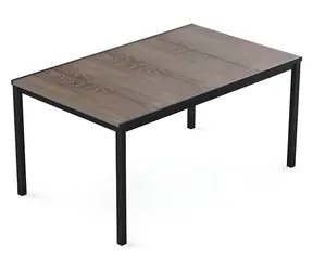 Keter Porto 160 Esche schwarz / Gartentisch / Stahlkonstruktion