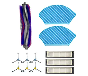 Ersatzteilset für den Midea M7 Saugroboter / 6× Seitenbürste, Hauptbürste, 3× HEPA-Filter, 2× Wischmopp