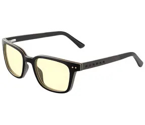 Gunnar Muir Ebony / Gaming-Brille / bernsteinfarbene Gläser / BLF 65 / Gunnar Fokus