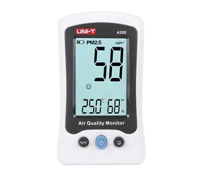 UNI-T A25D / Luftqualitätsmessgerät / PM2,5 / Formaldehyd HCHO / Temperatur und Luftfeuchtigkeit