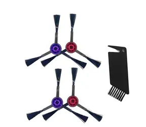 Ersatzbürstenset für den Midea M9 Saugroboter / 2x Seitenbürste links / 2x Seitenbürste R / 1x Reinigungsbürste