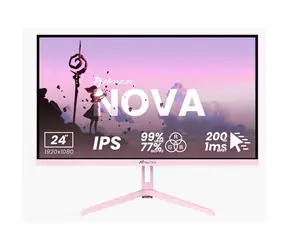 23,8" Arozzi Nova 24T1K200 pink / Monitor / IPS / Full HD / 200Hz / 1ms / HDMI/DP