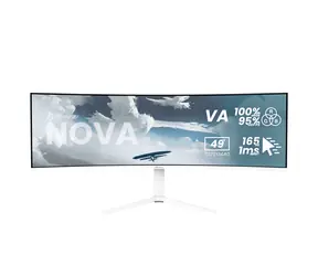 49" Arozzi Nova weiß / Monitor / VA / 5120×1440 / 165Hz / 1500R / HDR10