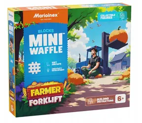 MARIOINEX Waffelbauern-Bausatz - Gabelstapler / 50 Teile