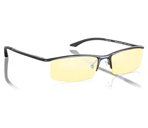 Gunnar Emissary Onyx / Büro-/Gaming-Brille / bernsteinfarbene Gläser / BLF 65 / Gunnar Fokus